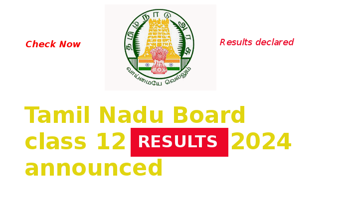 TamilNadu class 12 results update