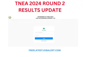 TNEA 2024 admission round 2 results expected today