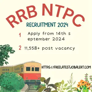 Apply for RRB NTPC Jobs 2024 India online from 14th september