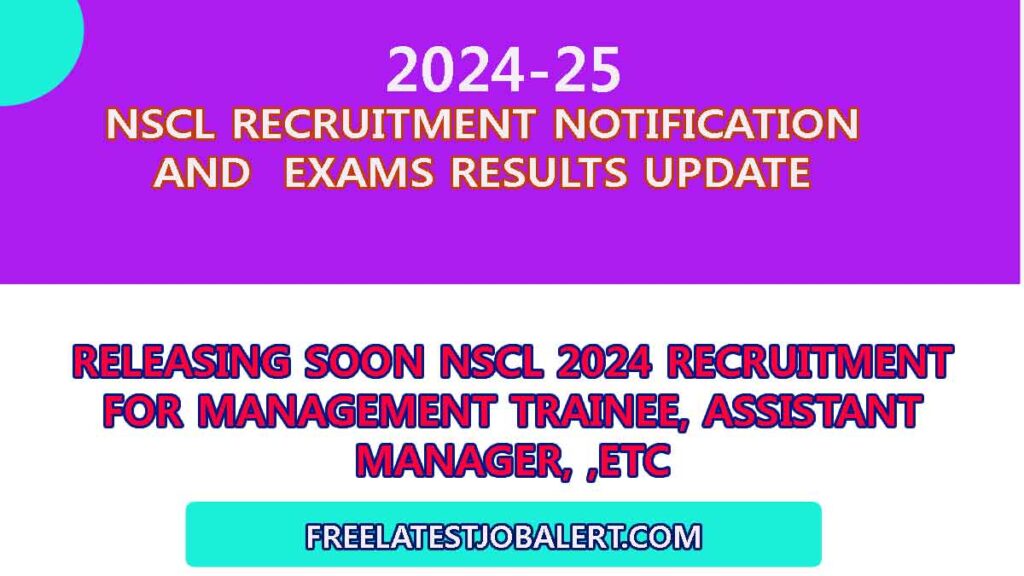 HOW TO DOWNLOAD NSCL RECRUITMENT RESULT 2024