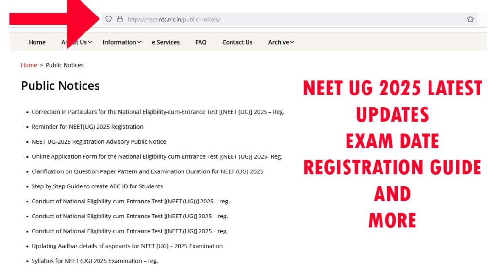 NEET UG EXAM GUIDE 2025