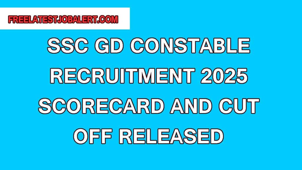 SSC GD CONSTABLE RECRUITMENT 2025