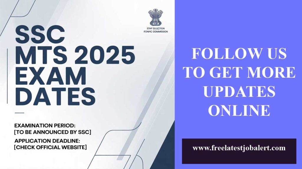SSC exam date and admit card updates 2025