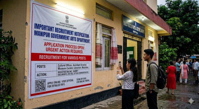 Arts and culture Department Manipur recruitment 2026- Last date extended