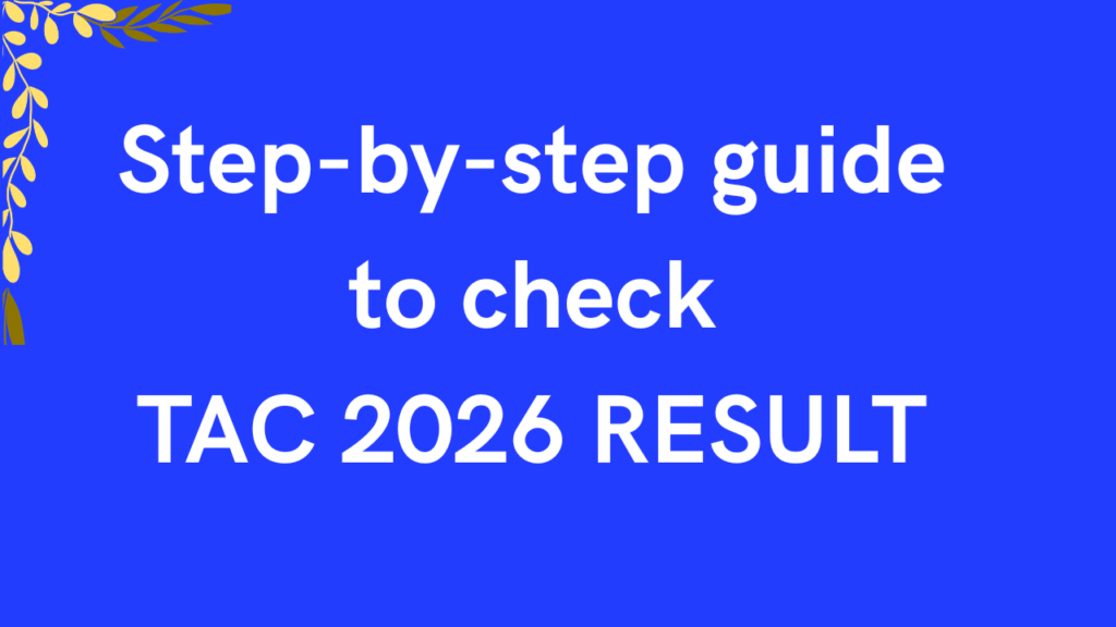 How to check territorial army TAC results 2026, cut off marks