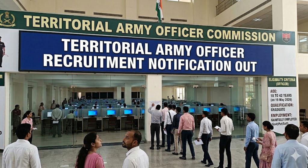 Will the territorial army officer recruitment exam take place in 2026?