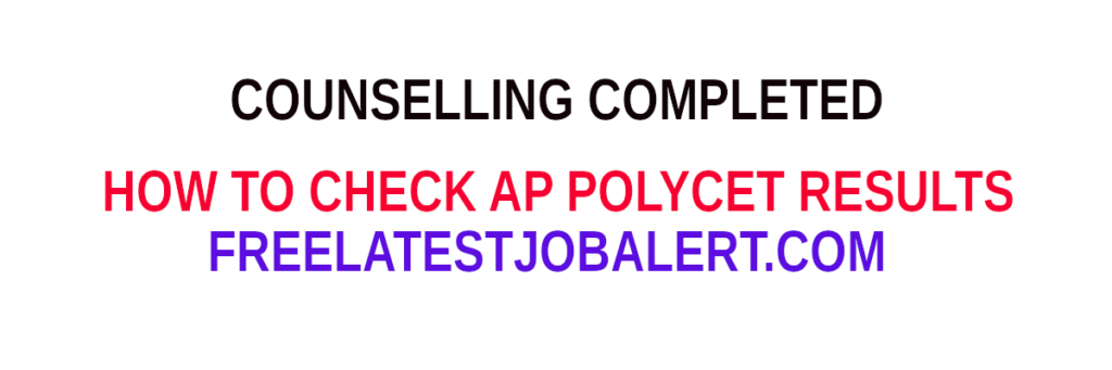AP polycet counselling dates 2026