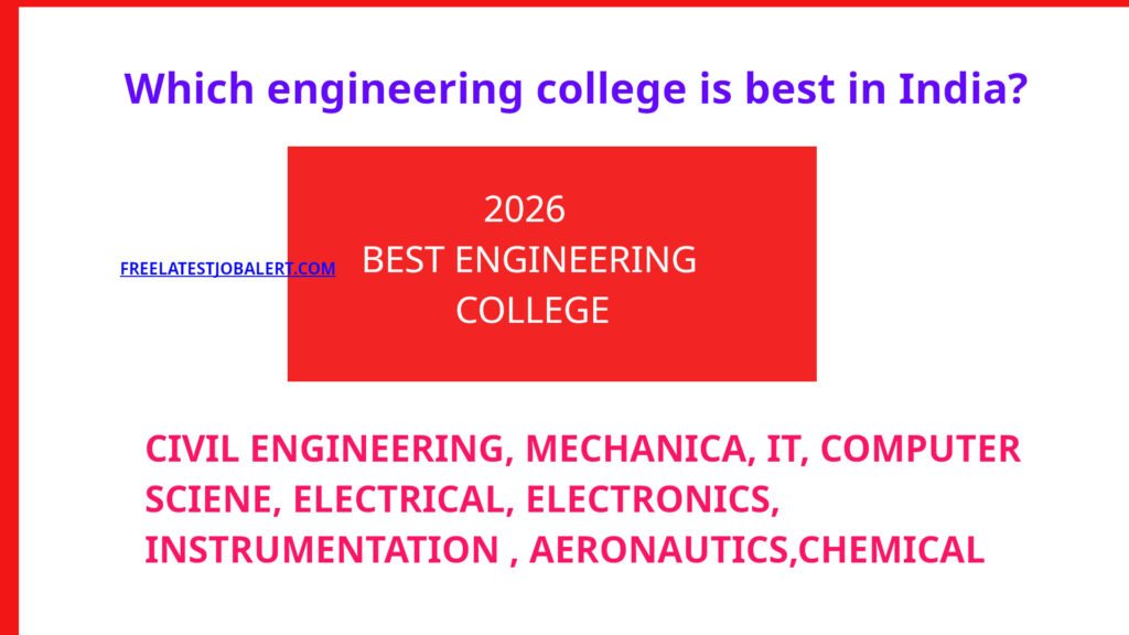 Best Engineering college in India in 2026