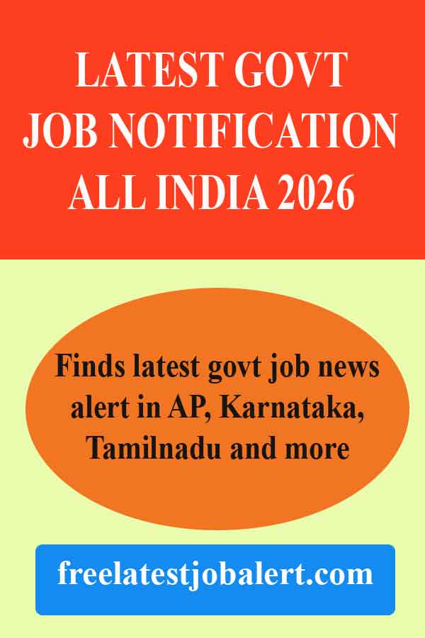 Latest Govt jobs notifications in ap, assam, karnataka, odissa and other states - Male and female 12th pass, graduates
