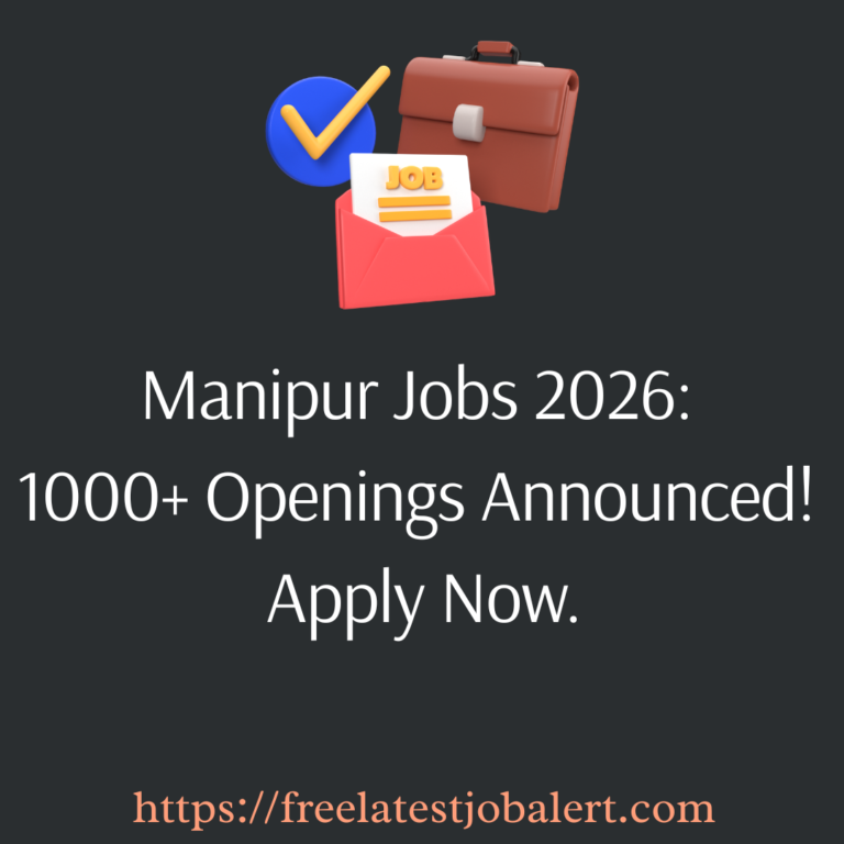 Manipur Latest Jobs Notification 2026 – 1000+ Vacancies Open.