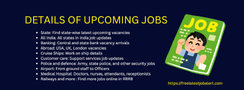 Latest upcoming govt job news India 2026